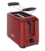 Toaster 2 Scheiben Kunststoff rot