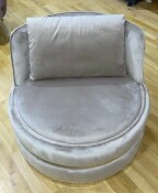 Sessel Chicago mit Samtstoff / EDS, gold, Equeen