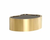 Couchtisch, glas schwarz, Maris