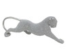Dekofigur Puma silber 33 cm Geo