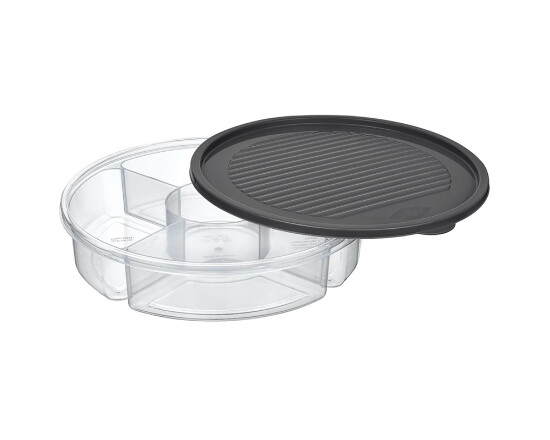 Aufbewahrungsbehälter mit 3 Fächern – 1200 ml
 Aufbewahrungsbehälter mit 3 Fächern – 1200 ml