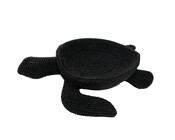Dekoschale Schidkröte schwarz 19 cm Caplume