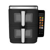 Doppel-Heißluftfritteuse 11l, Color Display