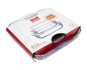 2er Set  Auflaufform quadratisch 1660 ml / 2900 ml