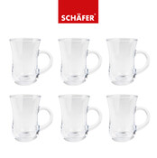 6er Teeglas  m.Grift 130ml Huzur