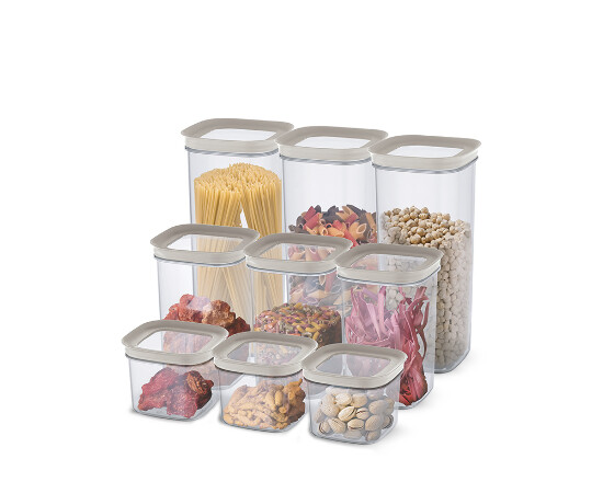 Aufbewahrungsdosenset 9er Set  3x 0,57lt -1,17lt -1,77lt