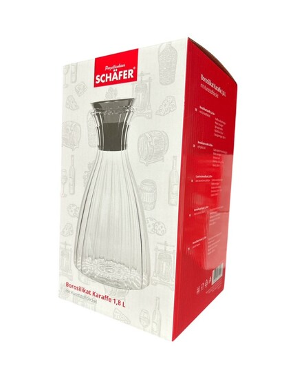 Borosilikat Glas Karaffe 1,8 L