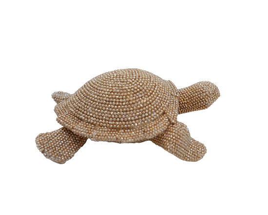 Dekofigur Schidkröte gold 14 cm Caphum