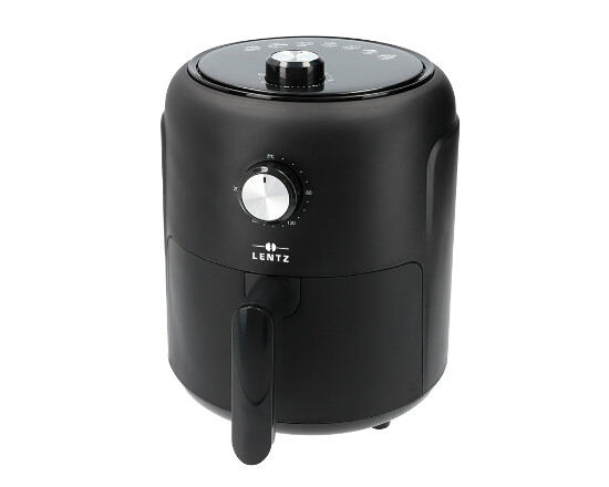 Heißluftfritteuse 2,6 Liter schwarz