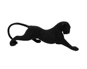 Dekofigur Puma schwarz 33 cm Geo