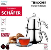 Teekanne Dolphing Metallgriff 1,25/2,10L