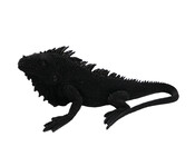 Dekofigur Leguan schwarz 31 cm Ginny