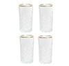 4er Timeles  GOLD Longdrink 450cc glass (52800)1109141