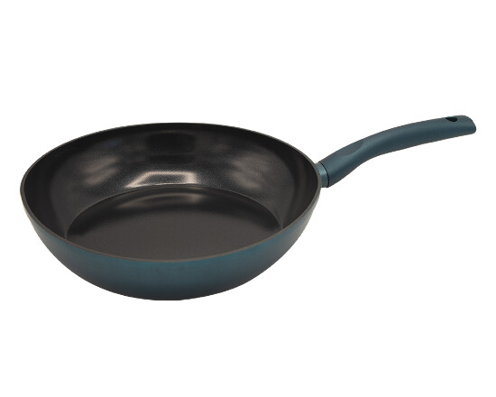 Wok - Pfanne Ø 28 cm NEW Nora Petrol Keramik Pfas Frei
