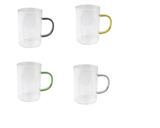 Einwandiges Borosilikatglas 320ml