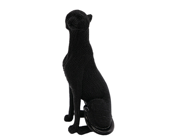 Dekofigur Jaguar schwarz 23 cm Lio