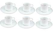 12tlg Espresso-Set 90 ml Serie Ornament