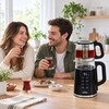 2 in 1 Teekocher 1,7+1,0 Liter schwarz