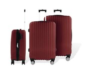 3-teiliges ABS Kofferset Travelline bordeaux