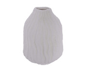 Keramik Vase mit Sandstruktur 17 cm Sabbia