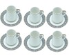 12tlg. Kaffee-Set 190ml Serie Yara Weiß