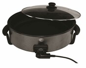 Multipfanne Elektrisch (B 36cm H 7cm) Antihaftbeschichtung Pizza pan