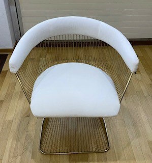 Sessel Hampton Samtstoff / EDS, gold, Equeen