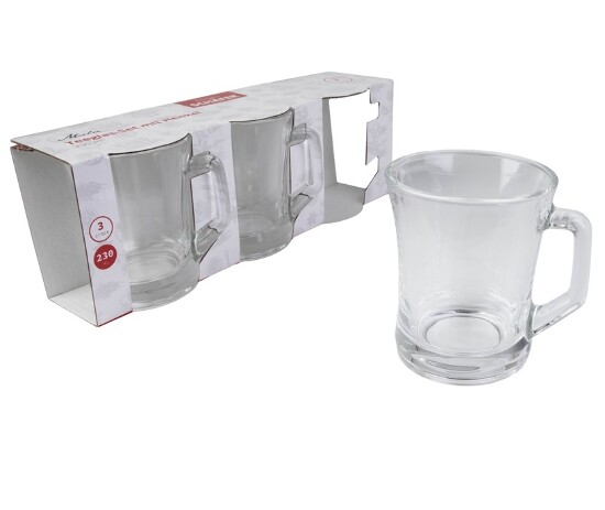 3er Teeglas grosse 230ml  mit Grift Mola