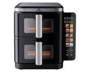 Doppel-Heißluftfritteuse 11l, Color Display