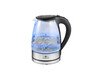 Wasserkocher 1,7 Liter Glas LED Edelstahl