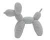 Dekofigur Pudel silber 17,5 cm Chang