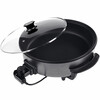 Multipfanne Elektrisch (B 36cm H 7cm) Antihaftbeschichtung Pizza pan