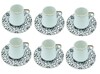 12tlg. Kaffee Set 190ml Serie Chalisa Weiß