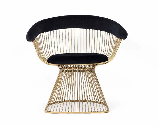 Stuhl Standard große, schwarz Samt, Dori