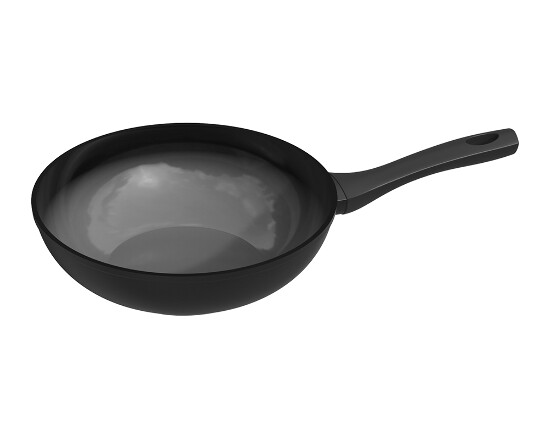 Wok 24 cm Nora New Line innen Grau