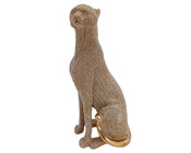 Dekofigur Jaguar gold 23 cm Lio