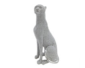 Dekofigur Jaguar silber 23 cm Lio