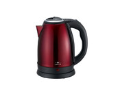 Edelstahl Wasserkocher 1,8 Liter rot