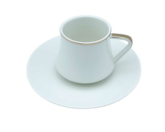 12tlg. Kaffee-Set Serie Dalia Weiß