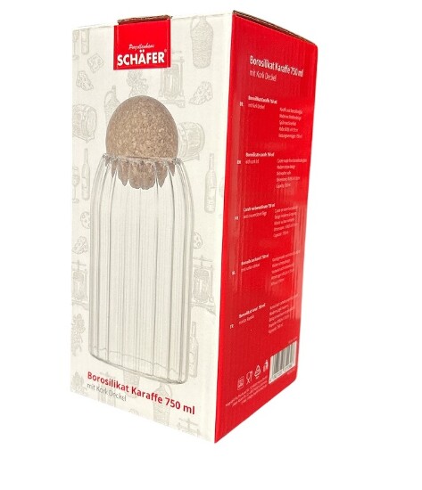 Borosilikat Glas Karaffe 750 ml