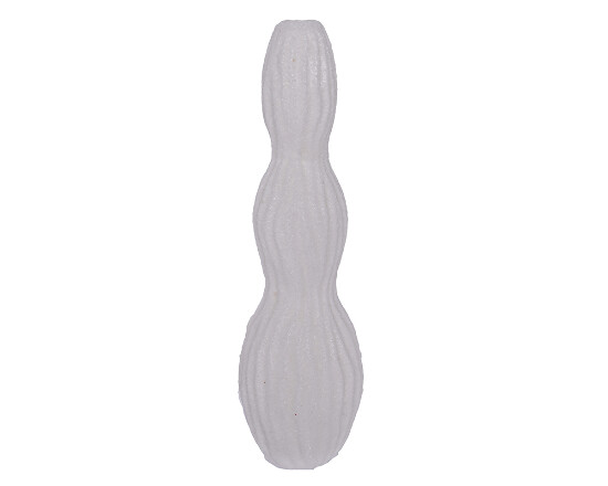 Keramik Vase mit Sandstruktur Sabbia - Ø 9 x H 32 cm