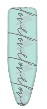 Bügelbrett, 120x38 cm mit Stecker + Kabelhalter (Poco)