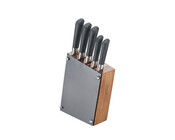 Messer-Set mit Holzblock 6-teilig