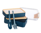 Lunchbox Mix farbig  m. Besteck