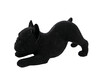 Dekofigur Bulldogge liegend schwarz 19 cm Moppy