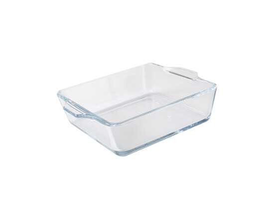 Glasbackform für Heißluftfritteuse viereckig