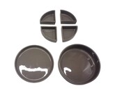 3tlg Snackschale Taupe Maße Ø 15 x H 5 cm