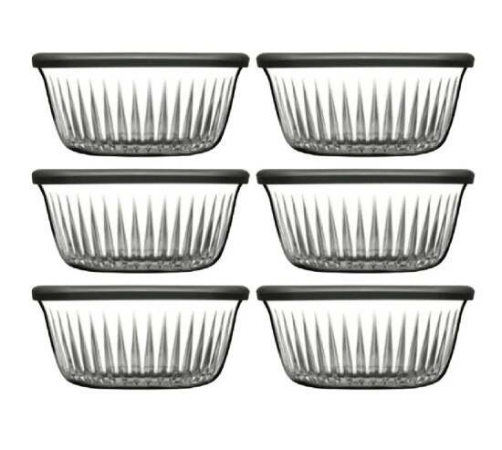 6er Frezya Schale Mit Deckel klein 175cc  (530146) 6er Frezya Schale Mit Deckel klein 175cc  (530146)