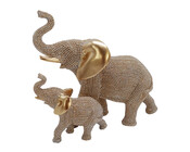 Dekofigur Elefant gold  Bill- 25 x 12 x 20 cm