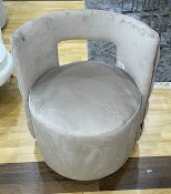 Sessel Royal Lulu mit Samtstoff / EDS, matt gold, Equeen